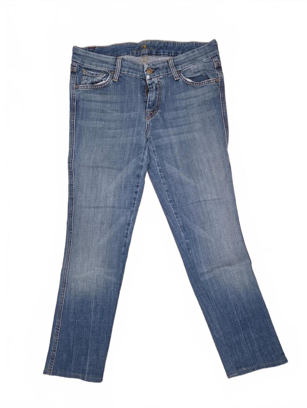 7 For All Mankind A Pocket Skinny Dark Wash Denim Jeans Womens Size 30